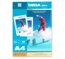 Фотобумага для цв.струй.печ. ProMEGA jet (А4, 300г, глянцевая) пачка 20л
