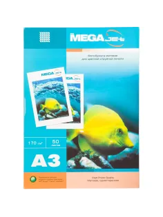 Фотобумага для цв.струй.печ. ProMEGA jet (А3, 170г, мат) уп. 50л(1457498)