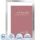 Рамка А4 пластиковая серебро  OFRAME 21х29,7 16112-A4 (12)