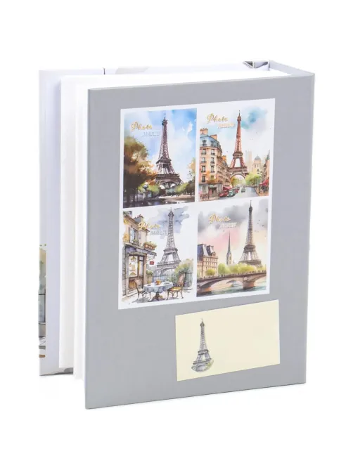 Фотоальбом 100фото 10х15см(Эйфел. башн.)4,5х12,5х16,5см 10962704