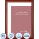 Рамка А4 пластиковая OFRAME 21х29,7 вишня 201056-A4 (12)