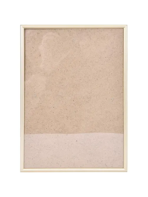 Рамка 210х297, золото, алюминевая.,  ПЭТ стекло, 2019_04_94_345