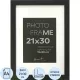 Рамка пластиковая с паспарту Gloria Black 21x30 37