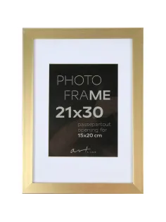 Рамка пластиковая Gloria Gold 21x30 37348