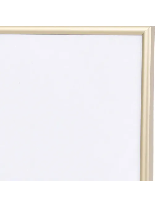 Рамка 210х297, золото, алюминевая.,  ПЭТ стекло, 2019_04_94_345