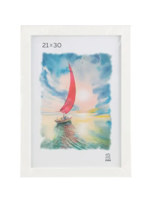 Рамка А4 (21х30) МДФ FRAME 21х30 PS, белая