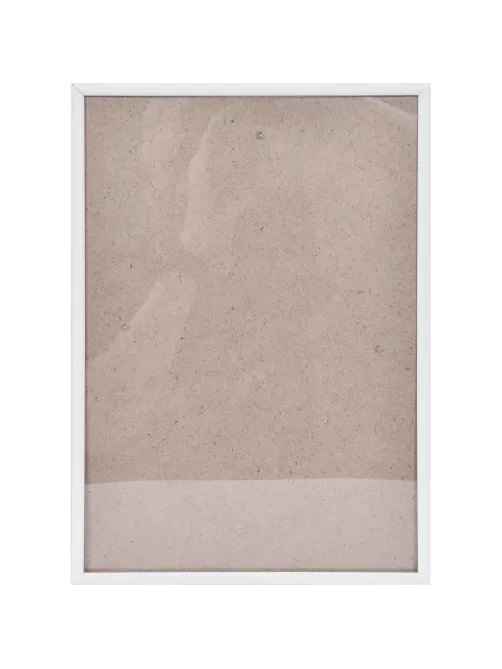Рамка 210х297, белая, алюминевая.,  ПЭТ стекло, 2019_04_91_345