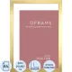 Рамка А4 пластиковая золото OFRAME 21х29,7 16111-A4 (12)