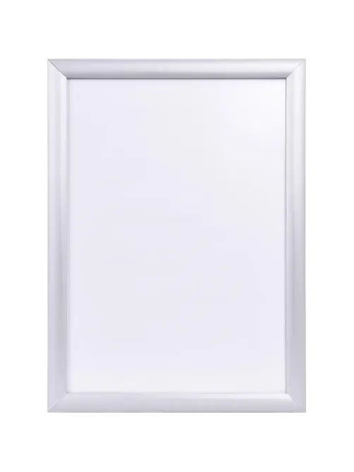 Рамка 297х420, серебро, метал., с клик профилем, ПЭТ стекло, 2011_03_72_045