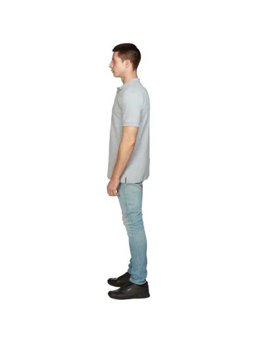 Рубашка Поло (190г.) кор.рукав серая (XXXL)