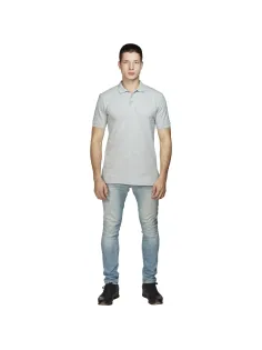 Рубашка Поло (190г.) кор.рукав серая (XL)