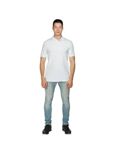 Рубашка Поло (190г.) кор.рукав бел.(M)