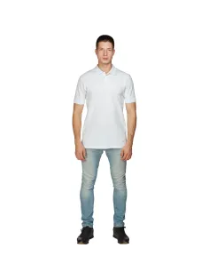 Рубашка Поло (190г.) кор.рукав бел.(XL)