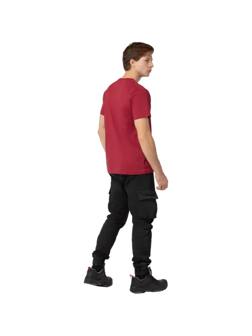 Футболка (160 г.) с кор.рукавом бордовый (XXL)