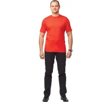 Футболка (160 г.) с кор.рукавом красн.(ХХХХL)