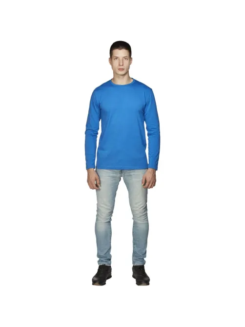 Футболка (160 г.) с длинным рукавом вас.(XXL)