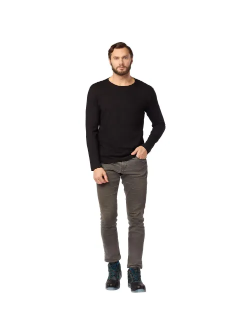 Футболка (160 г.) с длинным рукавом чрн.(XL)