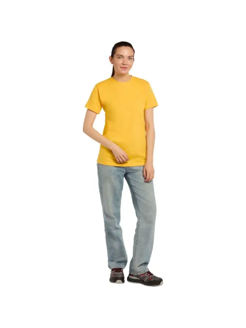 Футболка (160 г.) с кор.рукавом желтый (S)