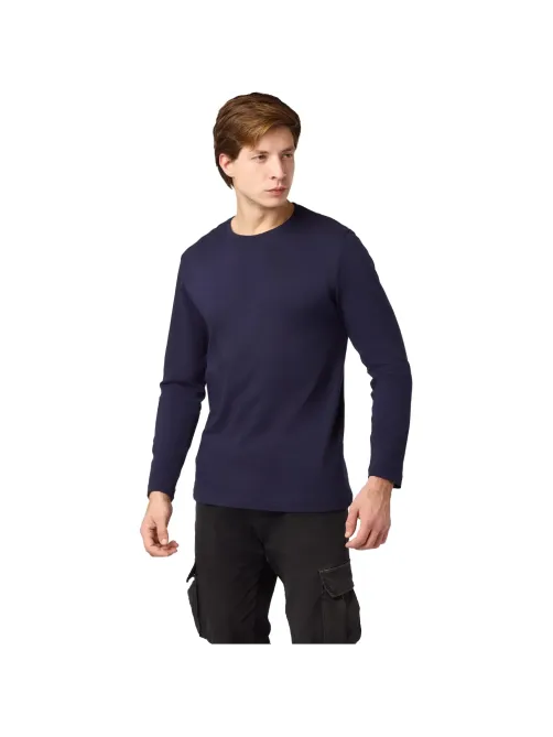 Футболка (160 г.) с длинным рукавом т.-син.(M)