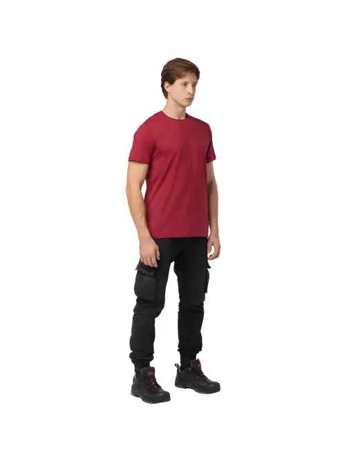 Футболка (160 г.) с кор.рукавом бордовый (S)