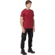 Футболка (160 г.) с кор.рукавом бордовый (S)