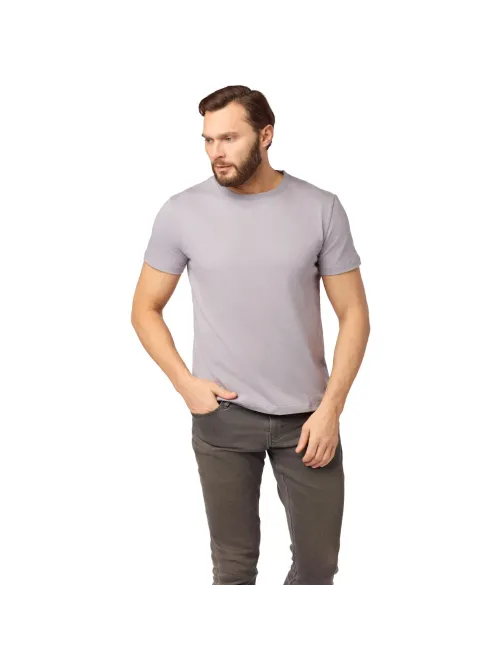 Футболка (160 г.) с кор.рукавом св.серый (XXL)
