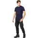 Футболка (160 г.) с кор.рукавом синяя 5XL