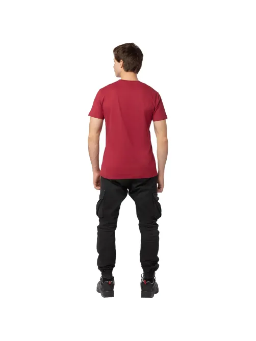 Футболка (160 г.) с кор.рукавом бордовый (XL)