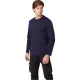 Футболка (160 г.) с длинным рукавом т.-син.(S)