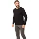 Футболка (160 г.) с длинным рукавом чрн.(XXL)