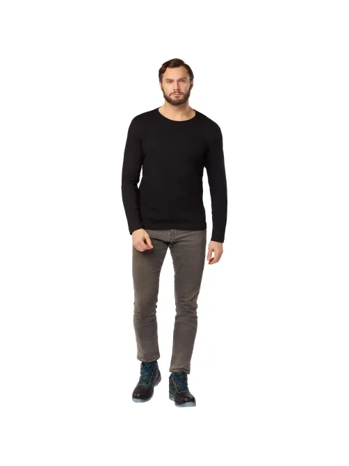 Футболка (160 г.) с длинным рукавом чрн.(M)