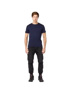 Футболка (160 г.) с кор.рукавом т.-син.(XXXL)