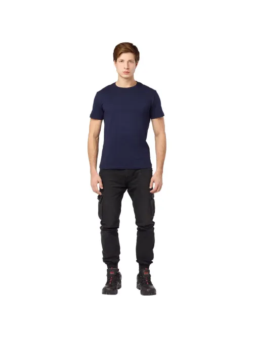 Футболка (160 г.) с кор.рукавом т.-син.(XXXL)