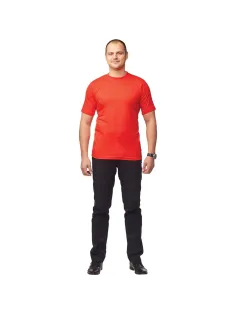 Футболка (160 г.) с кор.рукавом красн.(XXL)