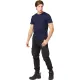 Футболка (160 г.) с кор.рукавом т.-син.(XXXL)