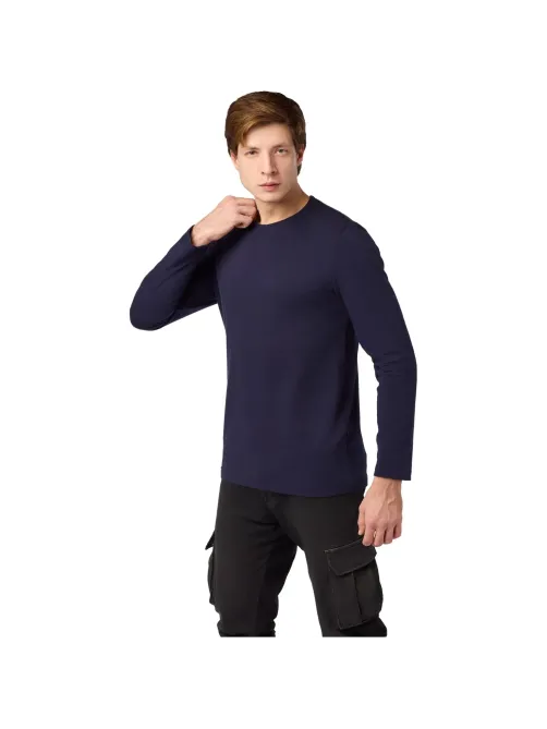 Футболка (160 г.) с длинным рукавом т.-син.(L)
