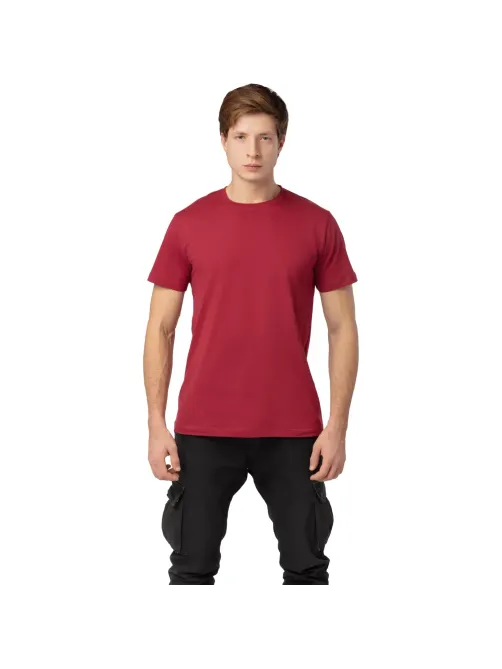 Футболка (160 г.) с кор.рукавом бордовый (XXL)