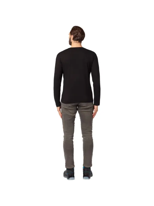 Футболка (160 г.) с длинным рукавом чрн.(M)