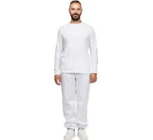 Футболка (160 г.) с длинным рукавом бел.(XL)