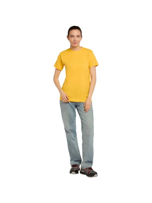 Футболка (160 г.) с кор.рукавом желтый (XL)