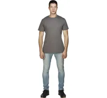 Футболка (160г) с кор.рукавом т.сер.(XXL)