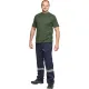 Футболка (160 г.) с кор.рукавом т.-злн.(XXL)