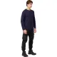 Футболка (160 г.) с длинным рукавом т.-син.(XXL)