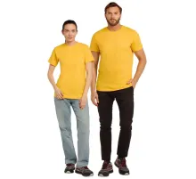 Футболка (160 г.) с кор.рукавом желтый (L)