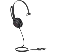 Гарнитура Yealink UH35 Mono UC USB-C/A Моно,провод,HD,шумопод,LED,USB-C/A