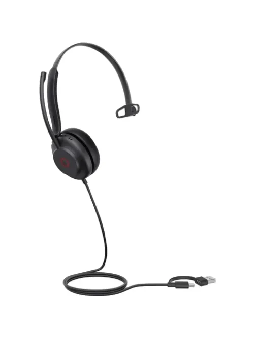 Гарнитура Yealink UH35 Mono UC USB-C/A Моно,провод,HD,шумопод,LED,USB-C/A