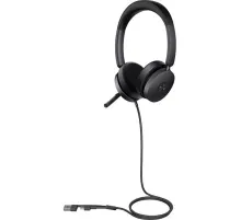 Гарнитура Yealink UH48 Dual UC USB-C/A,провод,HD,шумоподав ANC,LED,USB-C/A