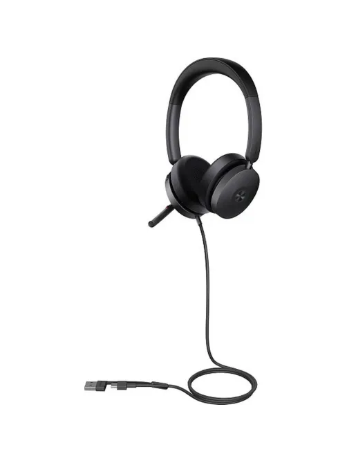 Гарнитура Yealink UH48 Dual UC USB-C/A,провод,HD,шумоподав ANC,LED,USB-C/A