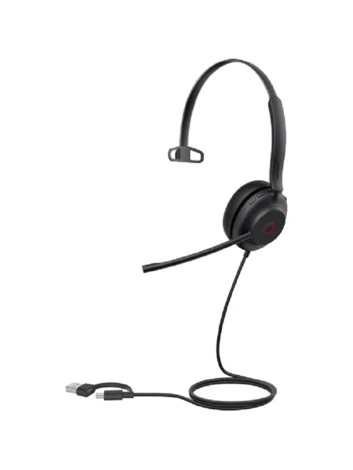 Гарнитура Yealink UH35 Mono UC USB-C/A Моно,провод,HD,шумопод,LED,USB-C/A