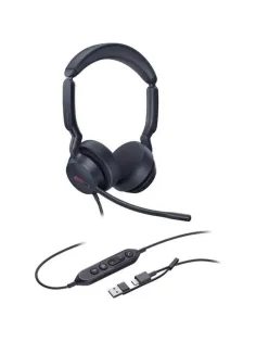 Гарнитура Yealink UH44 Dual UC USB-C/A,провод,HD,шумоподав. LED,USB-C/A